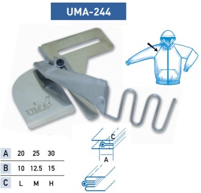 Приспособление UMA-244 25х12,5 мм